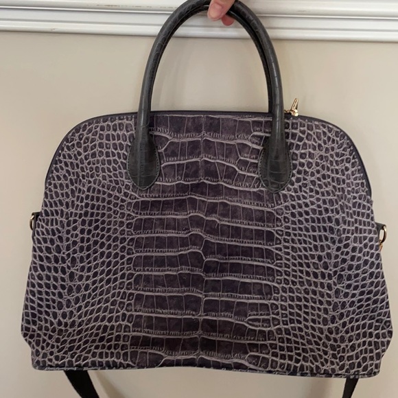 Fabric leather print bag - Picture 1 of 3